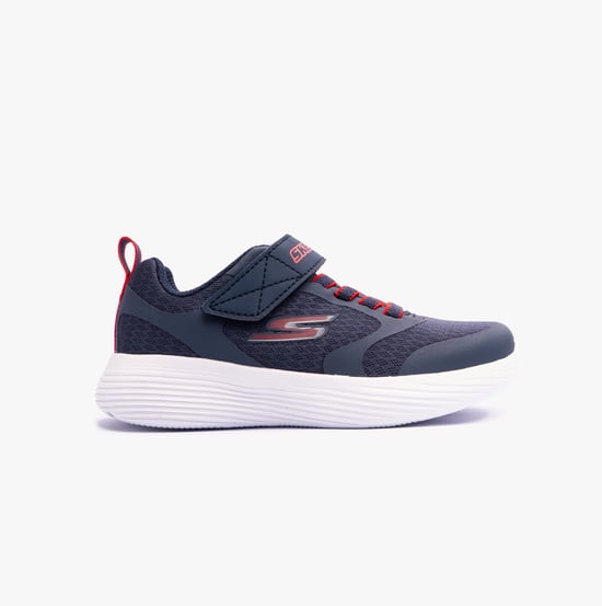 405095L/NVRD GO RUN 400 V2 Boys Trainers Navy/Red - Image 1