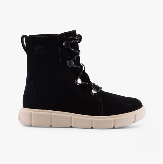 Sorel EXPLORER III JOAN Womens Winter Boots Black - Image 2
