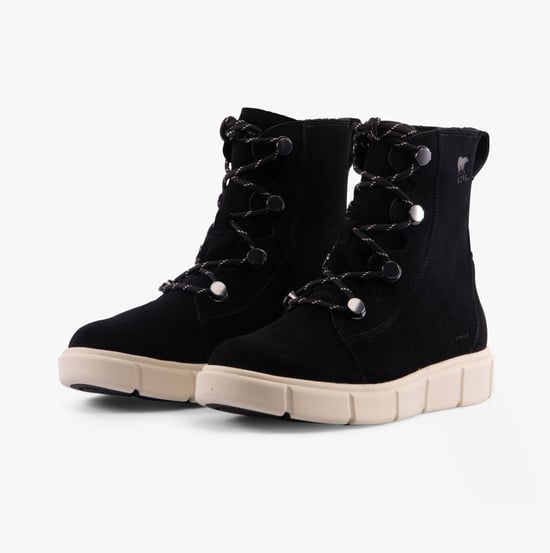 Sorel EXPLORER III JOAN Womens Winter Boots Black - Image 4