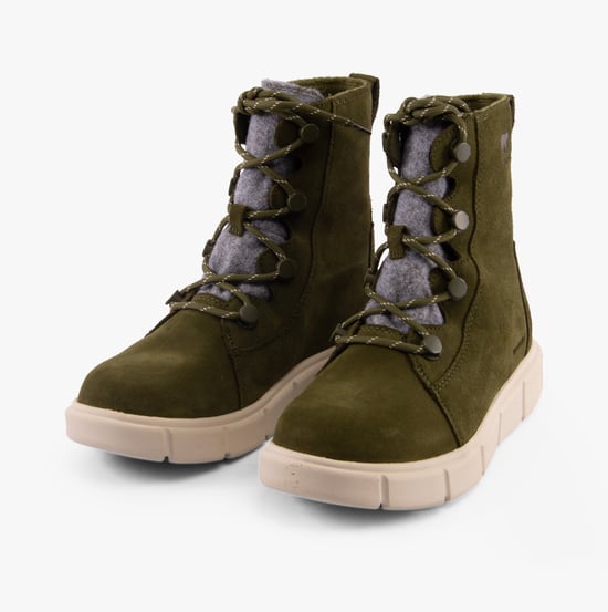 Sorel EXPLORER III JOAN Womens Winter Boots Green - Image 4