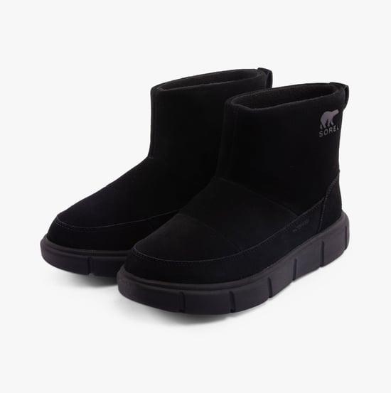 Sorel EXPLORER III SLIP-ON Womens Winter Boots Black - Image 5