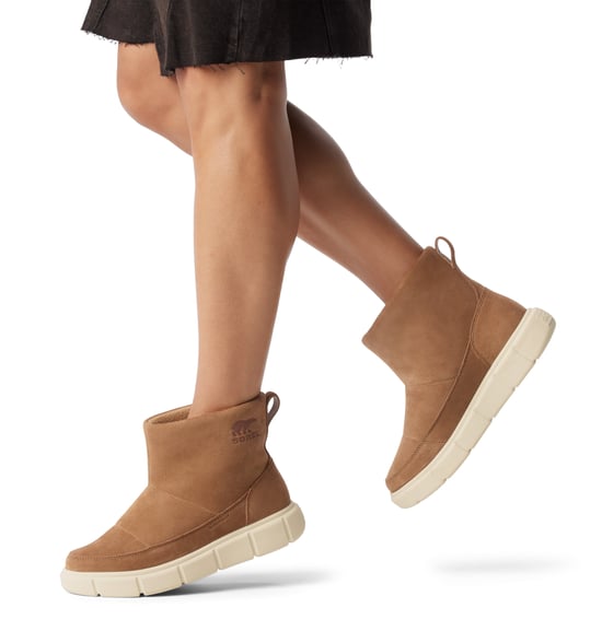 Sorel EXPLORER III SLIP-ON Womens Winter Boots Brown - Image 1