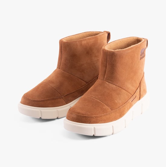 Sorel EXPLORER III SLIP-ON Womens Winter Boots Brown - Image 3