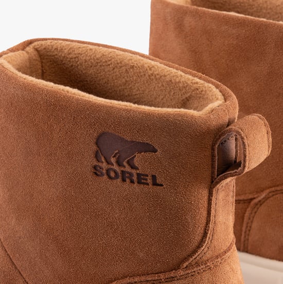 Sorel EXPLORER III SLIP-ON Womens Winter Boots Brown - Image 4
