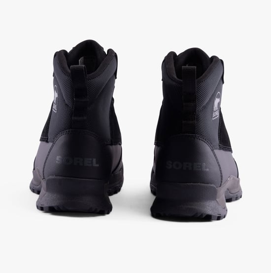 Sorel BUXTON LITE LACE PLUS Mens Winter Boots Black - Image 4
