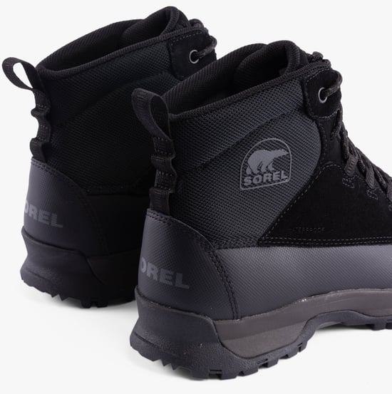 Sorel BUXTON LITE LACE PLUS Mens Winter Boots Black - Image 6