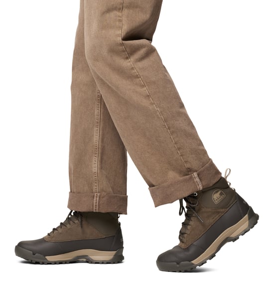 Sorel BUXTON LITE LACE PLUS Mens Winter Boots Brown - Image 1