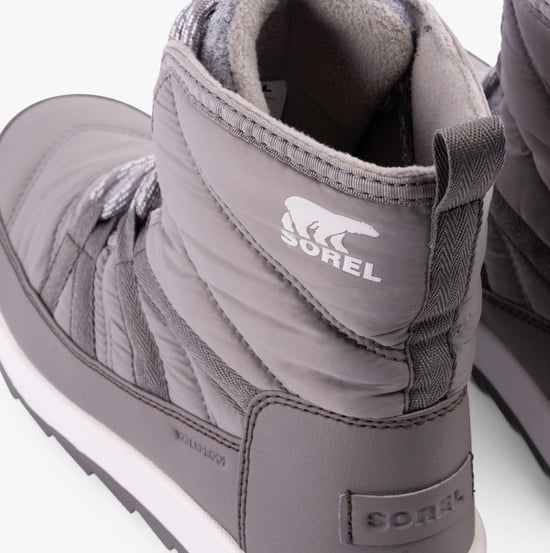 Sorel WHITNEY II PLUS LACE Womens Winter Boots Grey - Image 5
