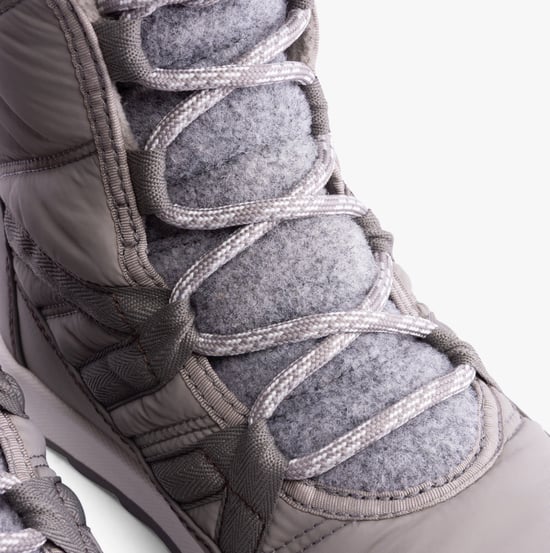 Sorel WHITNEY II PLUS LACE Womens Winter Boots Grey - Image 6