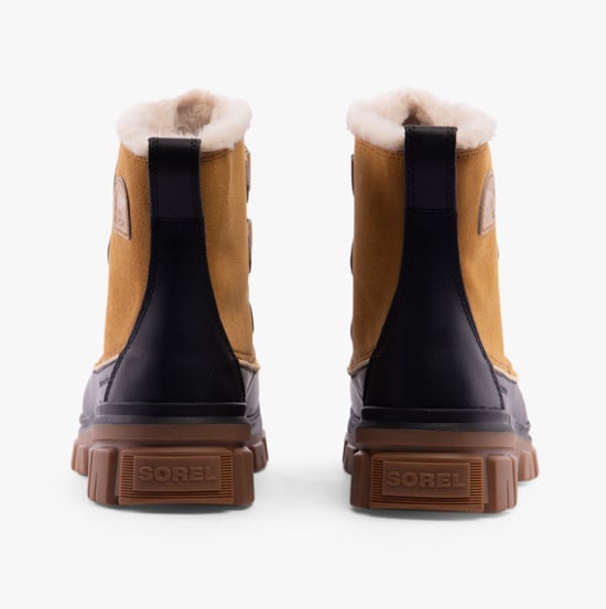 Sorel TORINO V Womens Winter Boots Curry/Black - Image 3