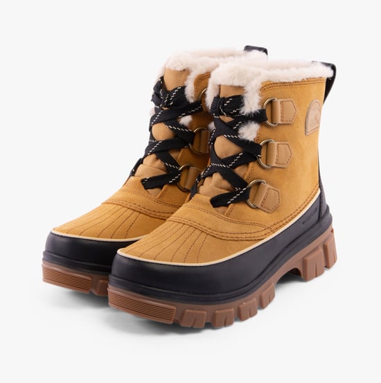 Sorel TORINO V Womens Winter Boots Curry/Black - Image 4
