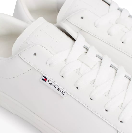 TJM LÄDER LÅGA SNEAKERS Herr Ecru - Image 4