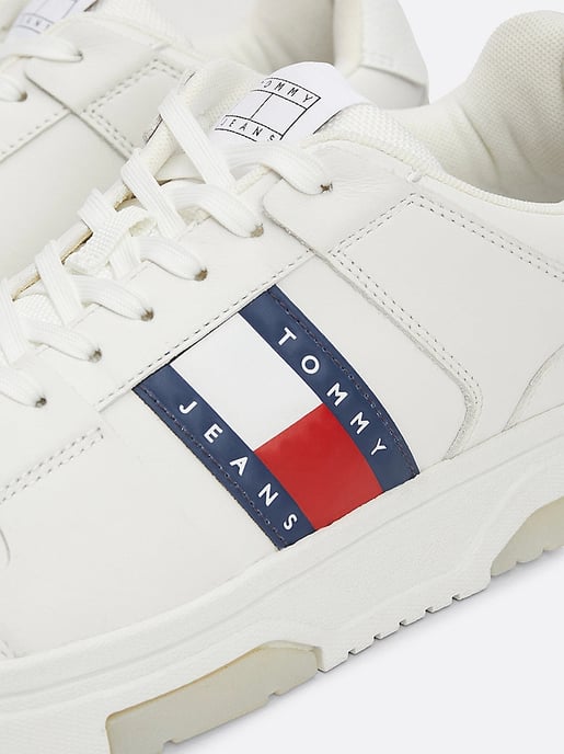 DE BROOKLYN LEER Sneakers Heren Ecru - Image 5