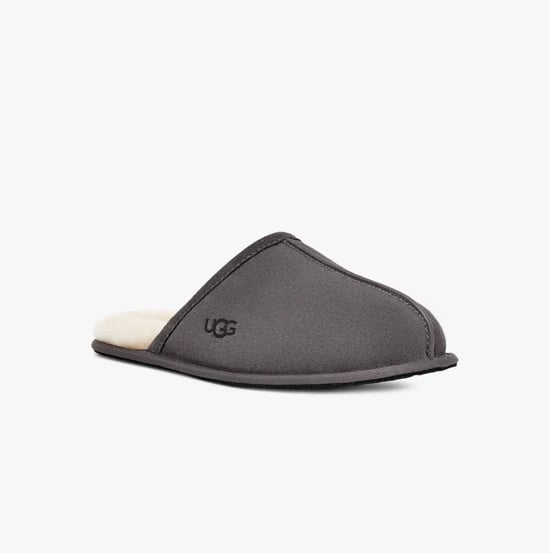 UGG SCUFF Mens Mule Slippers Dark Grey - Image 3