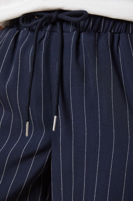 Elasticated Waist Wide Leg Stripe Trouser - Image 5