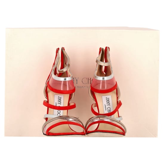 Jimmy Choo Maitai Sandals in Red Suede - Image 3