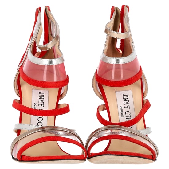 Jimmy Choo Maitai Sandals in Red Suede - Image 4