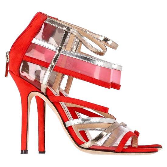 Jimmy Choo Maitai Sandalen in Rode Suede - Image 1