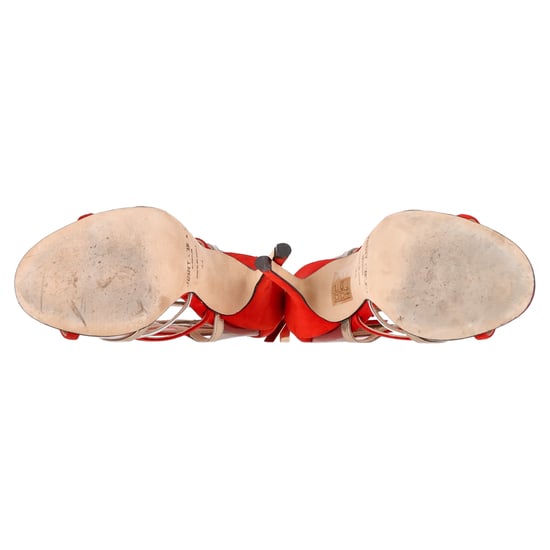 Jimmy Choo Maitai Sandals in Red Suede - Image 6