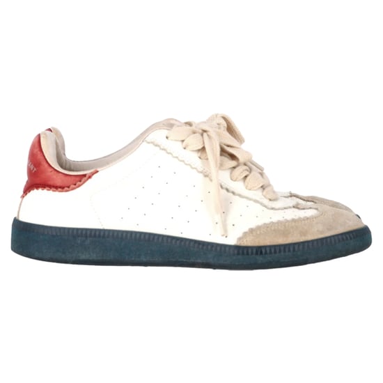 Isabel Marant Bryce Veterschoenen in Witte Leer en Suède - Image 1