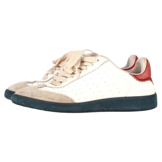 Isabel Marant Bryce Lace-Up Sneakers in White Leather and Suede - Image 4