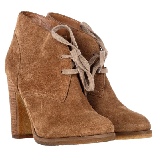 See by Chloé Laarzen met Veters en Hak in Bruin Suède - Image 4