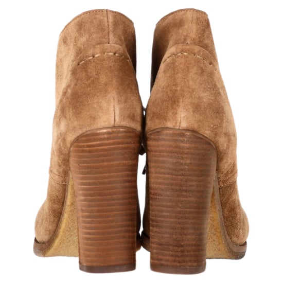 See by Chloé Laarzen met Veters en Hak in Bruin Suède - Image 5