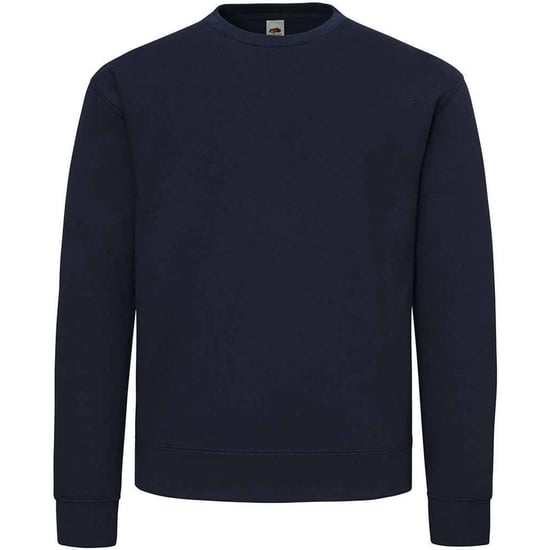 Fruit of the Loom Heren Superkatoenen Sweatshirt (Deep Navy) - Image 1