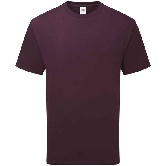 Fruit of the Loom Katoenen uniseks T-shirt voor volwassenen (Donkere Pruim) - Image 1