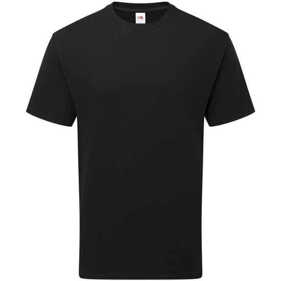 Fruit of the Loom Unisex Adult Cotton T-Shirt (Black) - Image 1