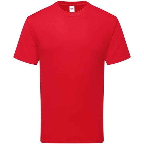 Fruit of the Loom Katoenen uniseks T-shirt voor volwassenen (Rood) - Image 1