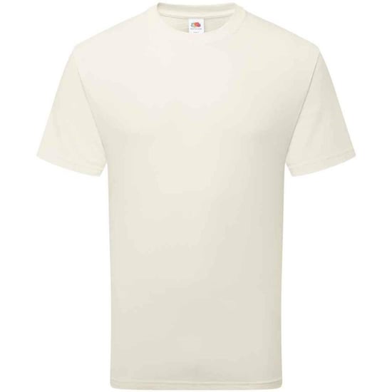Fruit of the Loom Katoenen uniseks T-shirt voor volwassenen (Natuurlijk) - Image 1