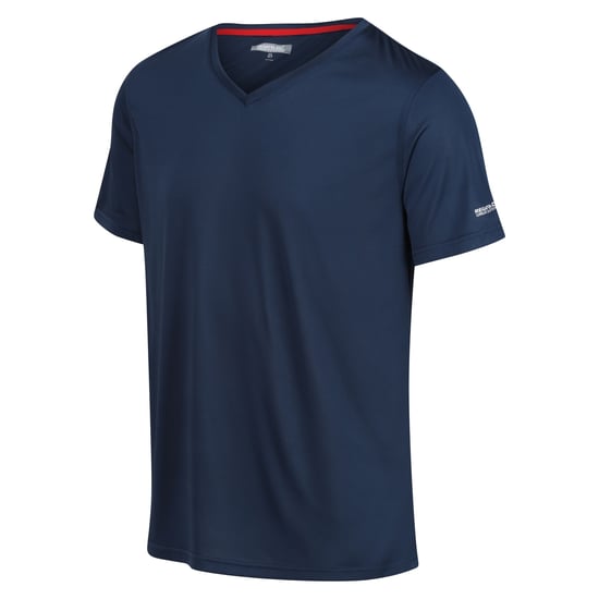 Regatta Heren Fingal V Hals T-shirt (Maanlicht Denim) - Image 3