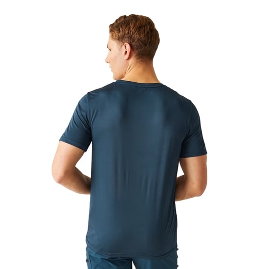 Regatta Heren Fingal V Hals T-shirt (Maanlicht Denim) - Image 5