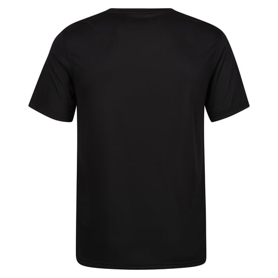 Regatta Heren Fingal V Hals T-shirt (Zwart) - Image 2