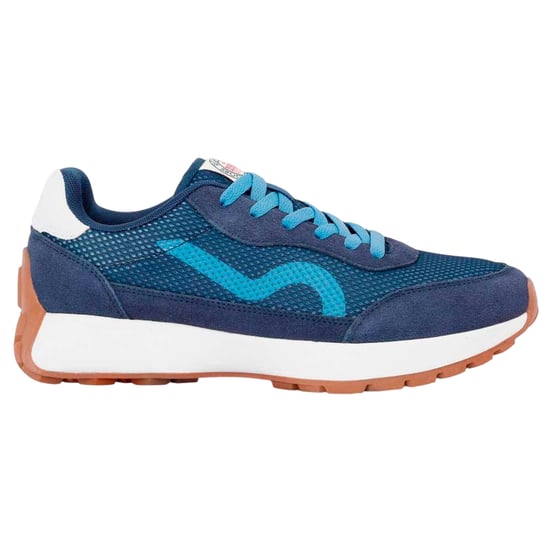 Regatta Herrar Marine Heritage Suede Trainers (Marin/Coronet Blue) - Image 1