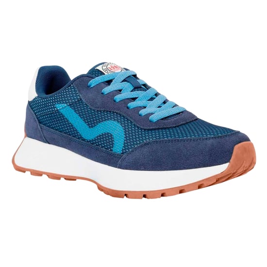 Regatta Herrar Marine Heritage Suede Trainers (Marin/Coronet Blue) - Image 4