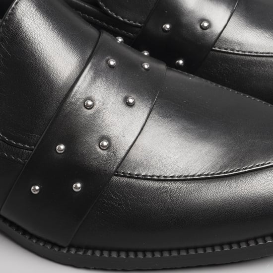 ROYAL Ladies Leather Loafers Black - Image 2