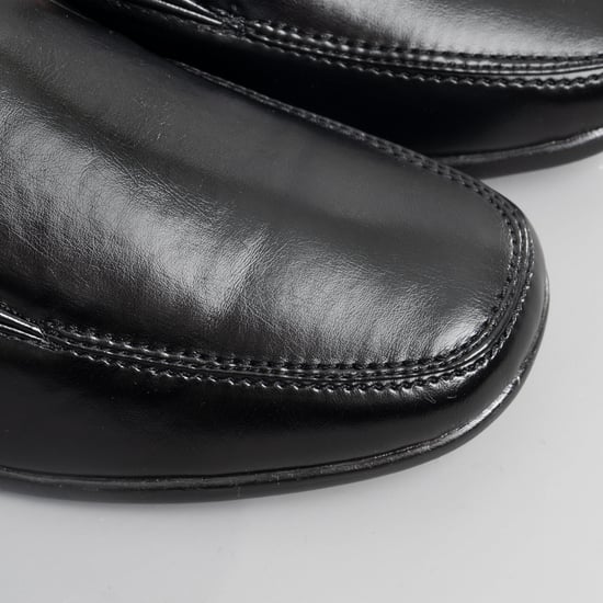 SALLY Womens Slip-On Loafers Black - Image 3