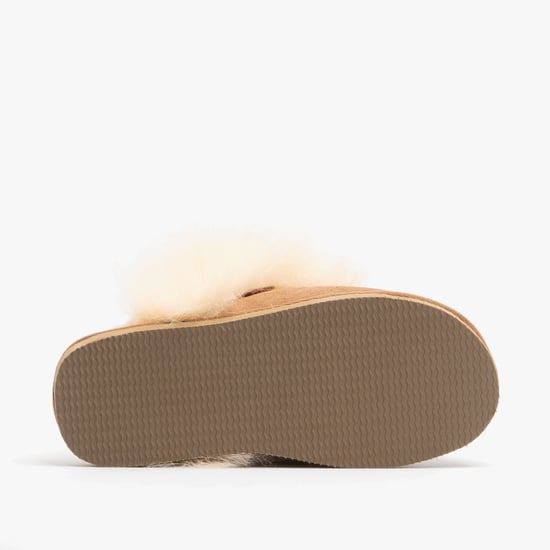 Shepherd EVELINA Womens Sheepskin Mules Chestnut - Image 3