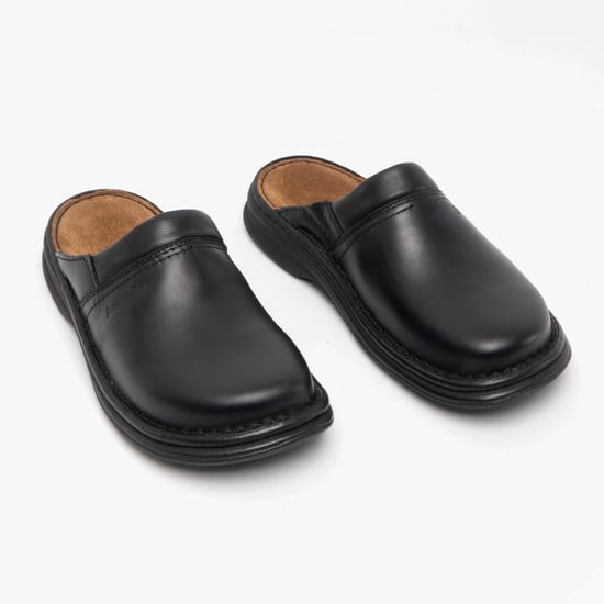 Josef Seibel MAX Heren Leren Muilschoenen Zwart - Image 3