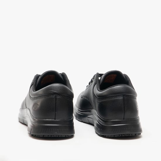 FLEX ADVANTAGE SR - FOURCHE Mens Leather Trainers Black - Image 5
