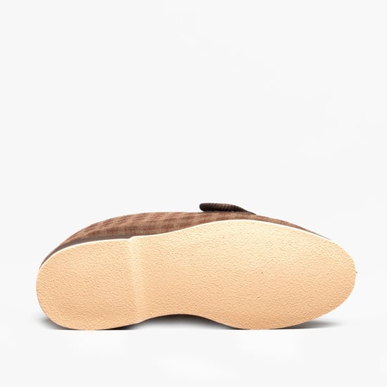 GBS KESWICK Mens Boot Slippers Brown - Image 2