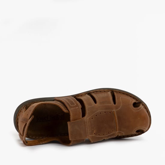 MAVERICK 01 Heren Leren Sandalen Kastanjebruin - Image 2
