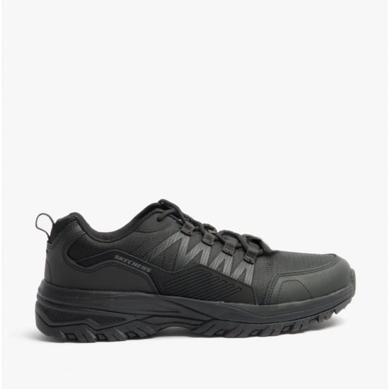FANNTER Mens Slip Resistant Trainers Black - Image 1