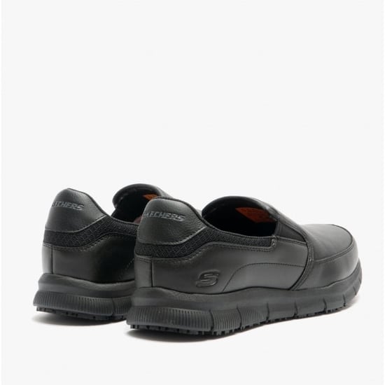 RELAXED FIT - NAMPA GROTON Mens Slip On Shoes Black - Image 4