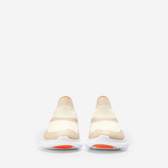 ZEROGRAND RADIANT SLIP-ON Ladies Trainers Cream - Image 6