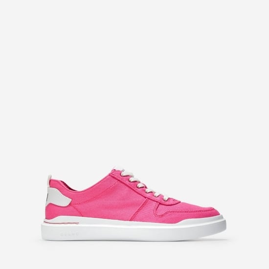 GRANDPRO RALLY Ladies Cotton Trainers Red - Image 2