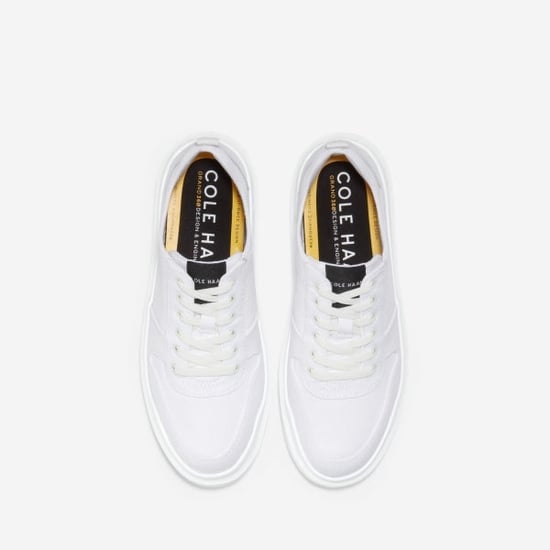 GRANDPRO RALLY Ladies Cotton Trainers White - Image 4