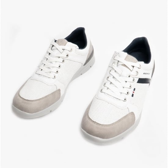 16426-40 Mens Casual Trainers White Combi - Image 2